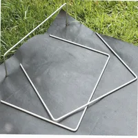 WERKA PRO Galvanisierte Metallklammern 15 x 20 cm 40 Stück