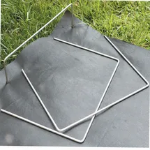 WERKA PRO Galvanisierte Metallklammern 15 x 20 cm 40 Stück