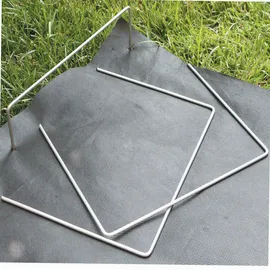 WERKA PRO Galvanisierte Metallklammern 15 x 20 cm 40 Stück