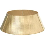 Beliani Weihnachtsbaumkragen Gold 64 cm