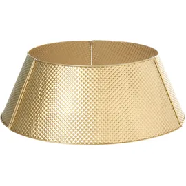Beliani Weihnachtsbaumkragen Gold 64 cm