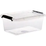 5five simply smart Aufbewahrungsbox Clip N Box 4,5 l 5-tlg. transparent