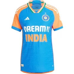adidas India Cricket T20I Trikot Damen JN3149 - dark blue/true orange S