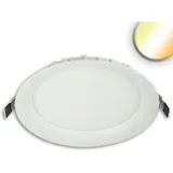 ISOLED LED Downlight 24W rund ultraflach ColorSwitch 2600K3100K4000K dimmbar