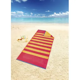 Dyckhoff Strandtuch Stripes 80 x 180 cm rot