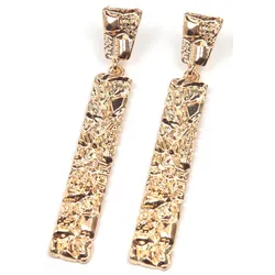 Paar Ohrstecker FIRETTI "langes Design", gold (metallfarben, gelbgoldfarben), Ohrringe, Damen, Metall