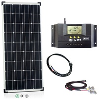 Offgridtec Offgridtec® basicPremium-L 100W Solaranlage 12V/24V Komplettsystem