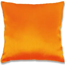 Arsvita Kissenhüllen Alessia in Unifarben mit und ohne Kissenfüllung, gemütlich und anschmiegsam in vielen verschiedenen Farben erhältlich (orange - möhre/30x