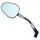 Highsider Lenkerspiegel Victory Slim schwarz seidenmatt