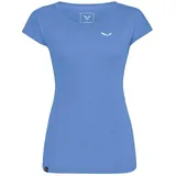 Salewa Puez Melange Dryton Kurzarm-t-shirt - Morning Blue Melange - L