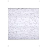 LIEDECO Klemmfix-Plissee 80 x 130 cm Polyester Weiß