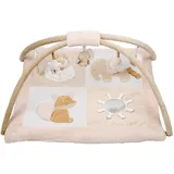 Nattou Spielbogen mit Krabbeldecke Flo, Ernest, & Oli, beige