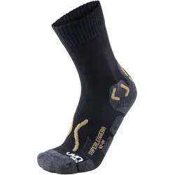 UYN Superleggera Trekkingsocken mit Cool-Air-Flow Technologie aus Natex Herren black/military 39-41