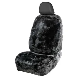 Walser Autositzbezug Mona, Lammfell & Webpelz, 12-14 Mm schwarz
