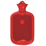sänger Gummi-Wärmflasche, Halblamelle 2l, rot