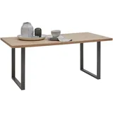 Hom`in Esstisch, Eiche Artisan, Holzwerkstoff, rechteckig, U-Form, 90x74x180 cm, Esszimmer, Tische, Esstische