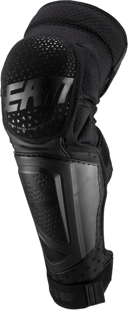 Leatt 3DF Hybrid EXT Motorcross Knie/Scheenbeschermer, zwart, L XL Voorman