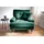 trends by hg Loungesessel TOKIO Mikrofaser 100 x 88 x 100 cm Grün
