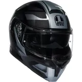 AGV Streetmodular Ledro E2206 Mplk Modularhelm - Matt Black / Grey - S