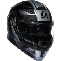 AGV Streetmodular Ledro E2206 Mplk Modularhelm - Matt Black / Grey - S