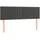 vidaXL Boxspringbett 140 x 200 cm Dunkelgrau