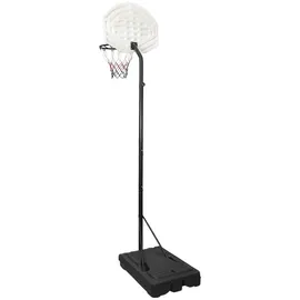 vidaXL Basketballständer Weiß 282-352 cm