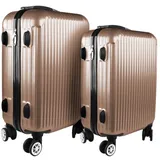 Hti-Living High Level Koffer-Set 2-tlg. rosa