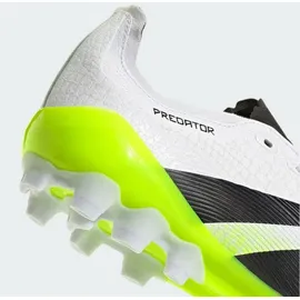 adidas Predator League 2G/3G AG Herren Cloud White/Core Black/Lucid Lemon 40 2/3