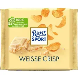 Ritter SPORT WEISS + CRISP Schokolade 100,0 g