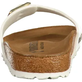 Birkenstock Madrid Birko-Flor Lack schmal patent white 41