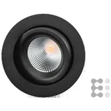 sg armaturen a/s Downlight 7W schwarz 490 lm