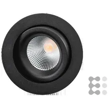 sg armaturen a/s Downlight 7W schwarz 490 lm
