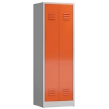 Classix Spind feuerrot, lichtgrau X-510714, 1 Schließfach 59,0 x 50,0 x 180,0 cm