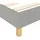 vidaXL Boxspringbettgestell Hellgrau 90x200 cm Stoff
