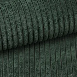 petits-meubles Eckcouch Cord 3-Sitzer Tannengrün