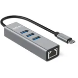 Roline USB Typ C, Gigabit Ethernet Konverter - Hub 3x