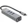 Roline USB Typ C, Gigabit Ethernet Konverter - Hub 3x