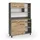 Vicco Küchenbuffet Pure 120,2 x 40,5 cm Braun/Anthrazit