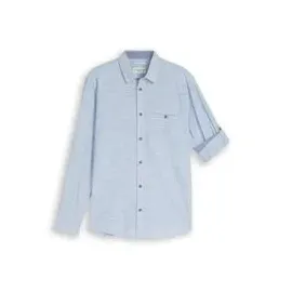 Tom Tailor Langarmhemd Blau L