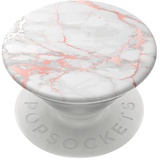 PopSockets PopGrip - Ausziehbarer Sockel und Griff für Smartphones und Tablets mit einem Austauschbarem Top - Rose Gold Lutz Marble