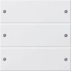 Gira Wippenset 3fach reinweiß 218303