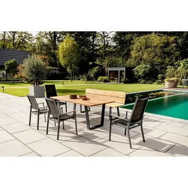 Niehoff Palos Flex Hochlehner 60 x 73 x 110 cm anthrazit/schwarz