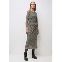 STREET ONE Midikleid Leo-Muster Beige 44