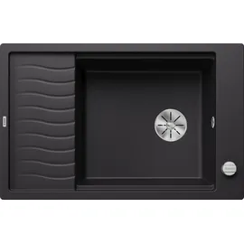 Blanco Elon XL 6 S-F schwarz + Excenterbetätigung + InFino