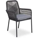 Sansibar SELVIK Gartenstuhl 56 x 63 x 85 cm grau