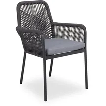 Sansibar SELVIK Gartenstuhl 56 x 63 x 85 cm grau