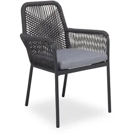 Sansibar SELVIK Gartenstuhl 56 x 63 x 85 cm grau