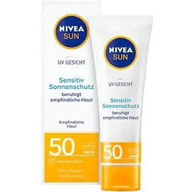 NIVEA Sonnencreme Gesicht sensitiv Creme LSF 50 50 ml