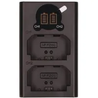 2-Power Digital Camera USB Dual Battery Charger - Batterie