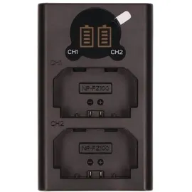 2-Power Digital Camera USB Dual Battery Charger - Batterie